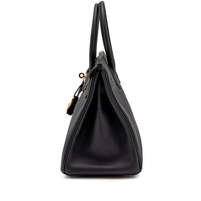 Black Togo Leather