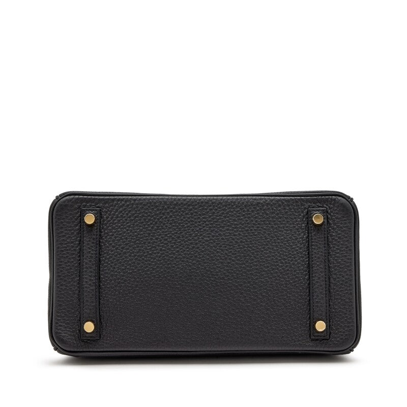 Black Togo Leather