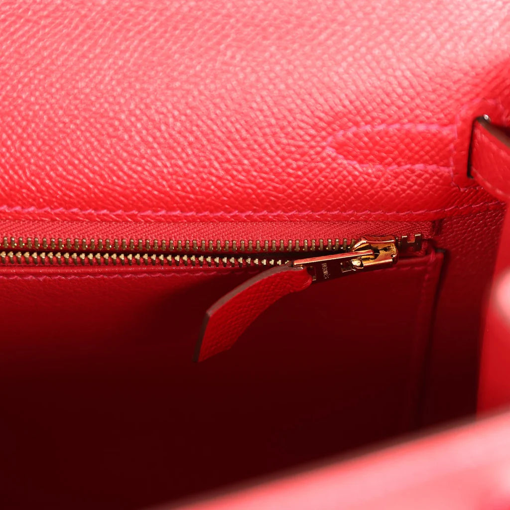 Rouge Casaque Epsom Leather Gold Hardware