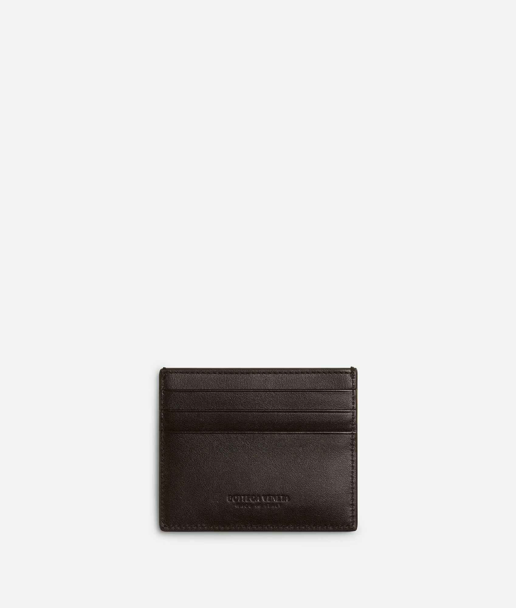 Bottega Veneta Intrecciato Credit Card Case in Fondant