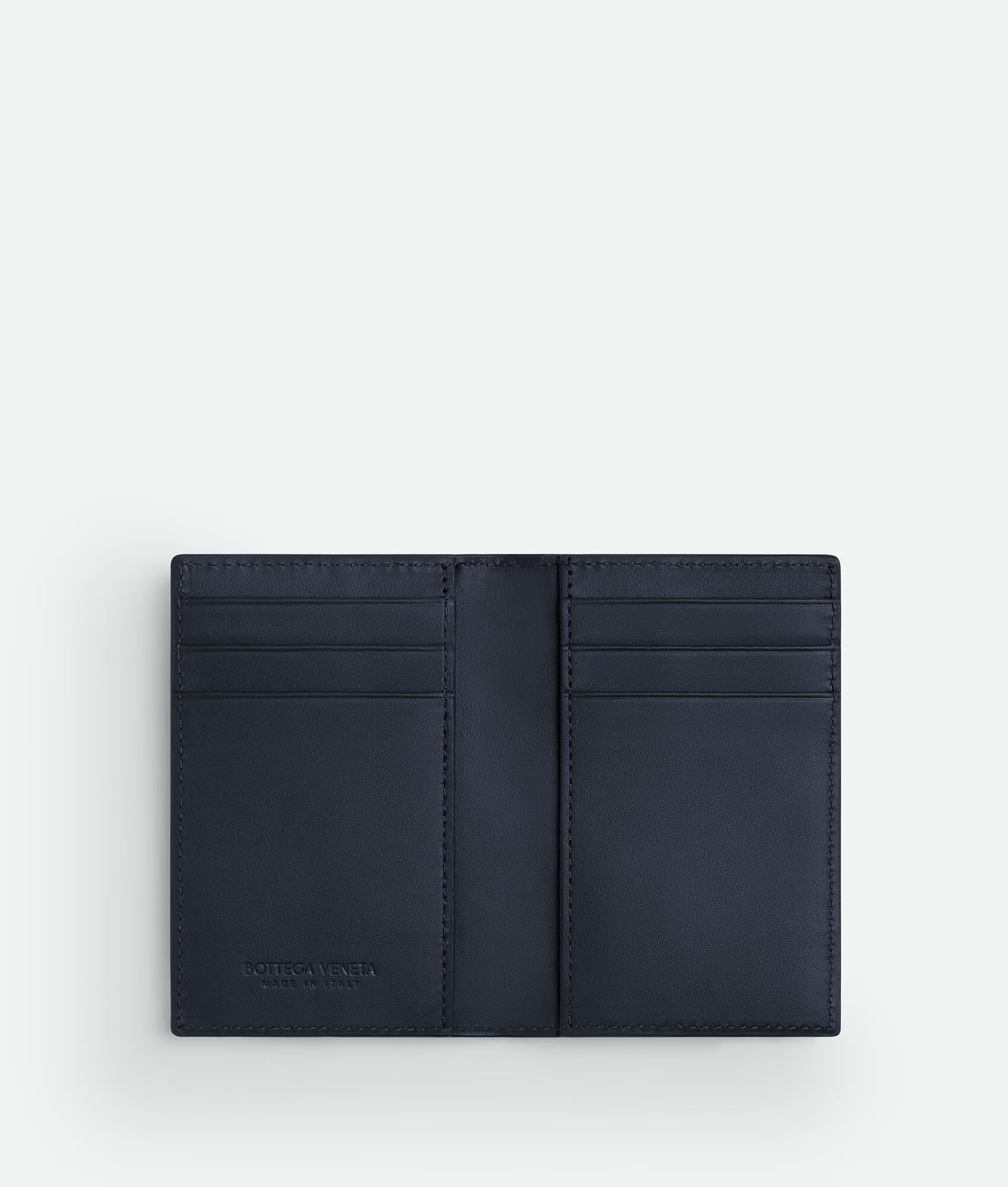 Bottega Veneta Intrecciato Flap Card Case Wallet