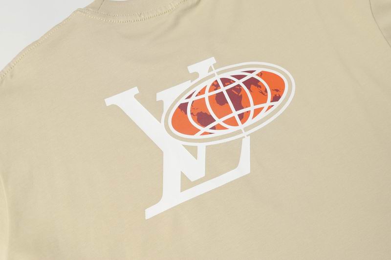 Embellished Graphic Cotton T-Shirt Beige