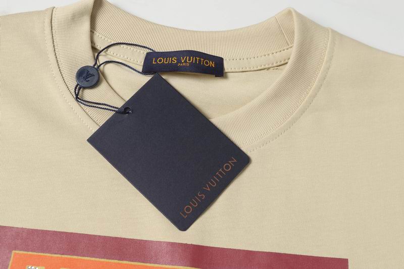 Embellished Graphic Cotton T-Shirt Beige