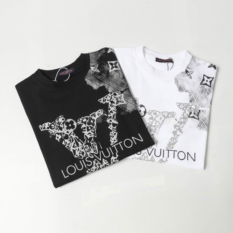 2054 Planes Pixelated Monogram T-Shirt White