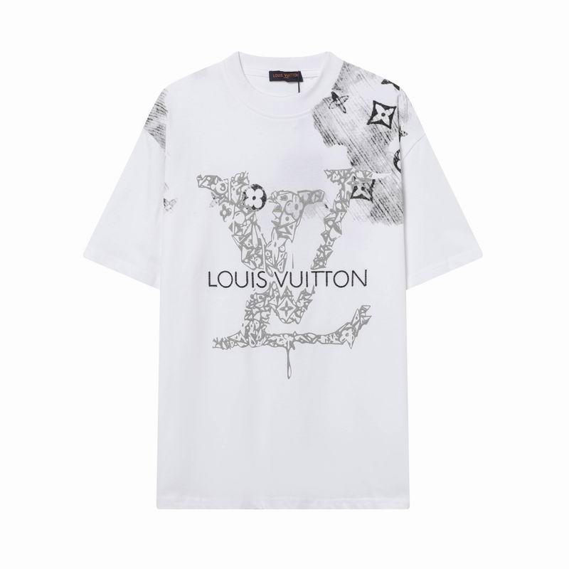 2054 Planes Pixelated Monogram T-Shirt White