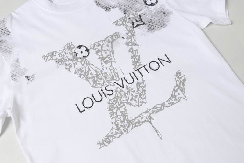 2054 Planes Pixelated Monogram T-Shirt White