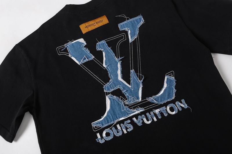 Denim Patchwork LV T-Shirt