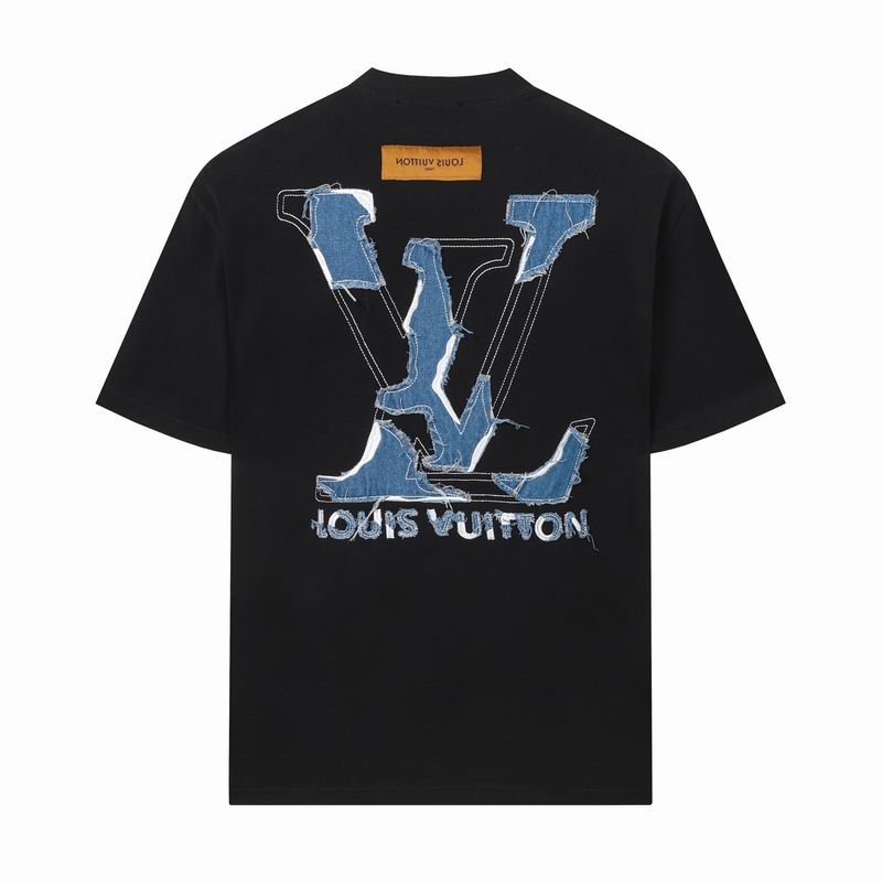 Denim Patchwork LV T-Shirt
