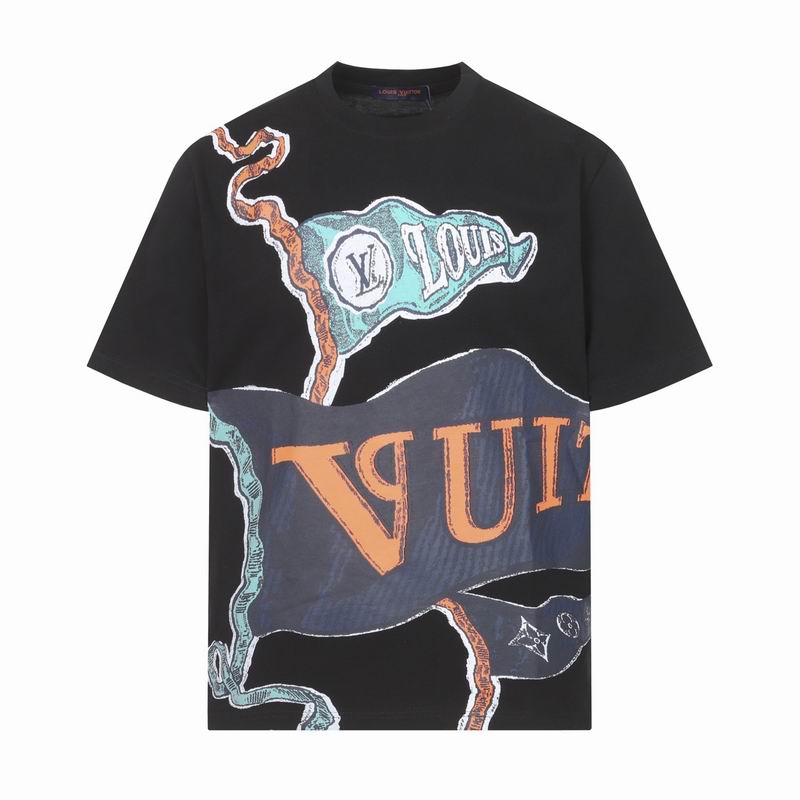 LV Club Flags Intarsia Graphic T-Shirt