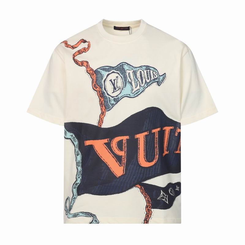 LV Club Flags Intarsia Graphic T-Shirt