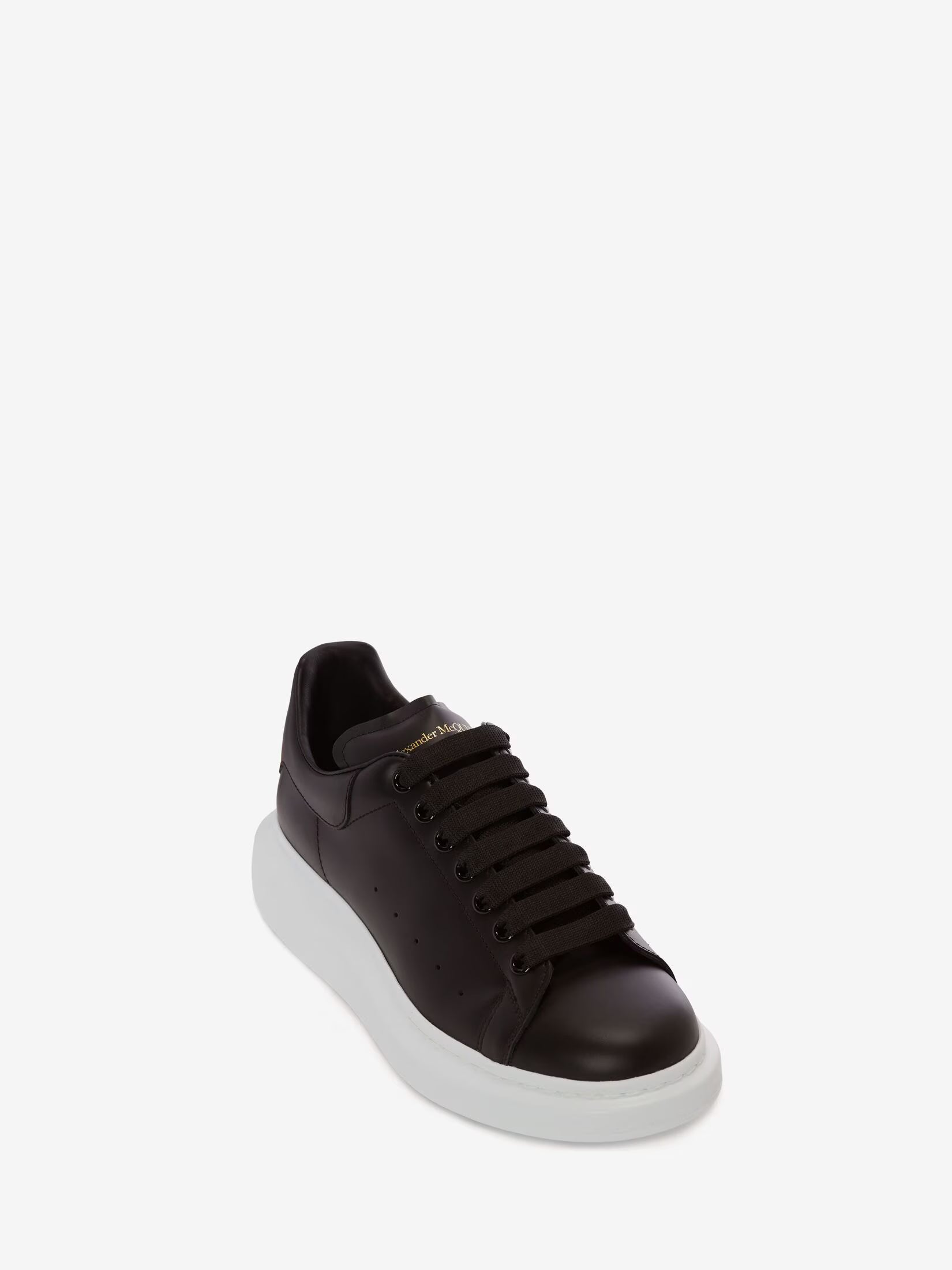 Alexander McQueen Oversized Sneaker in Black White Sole