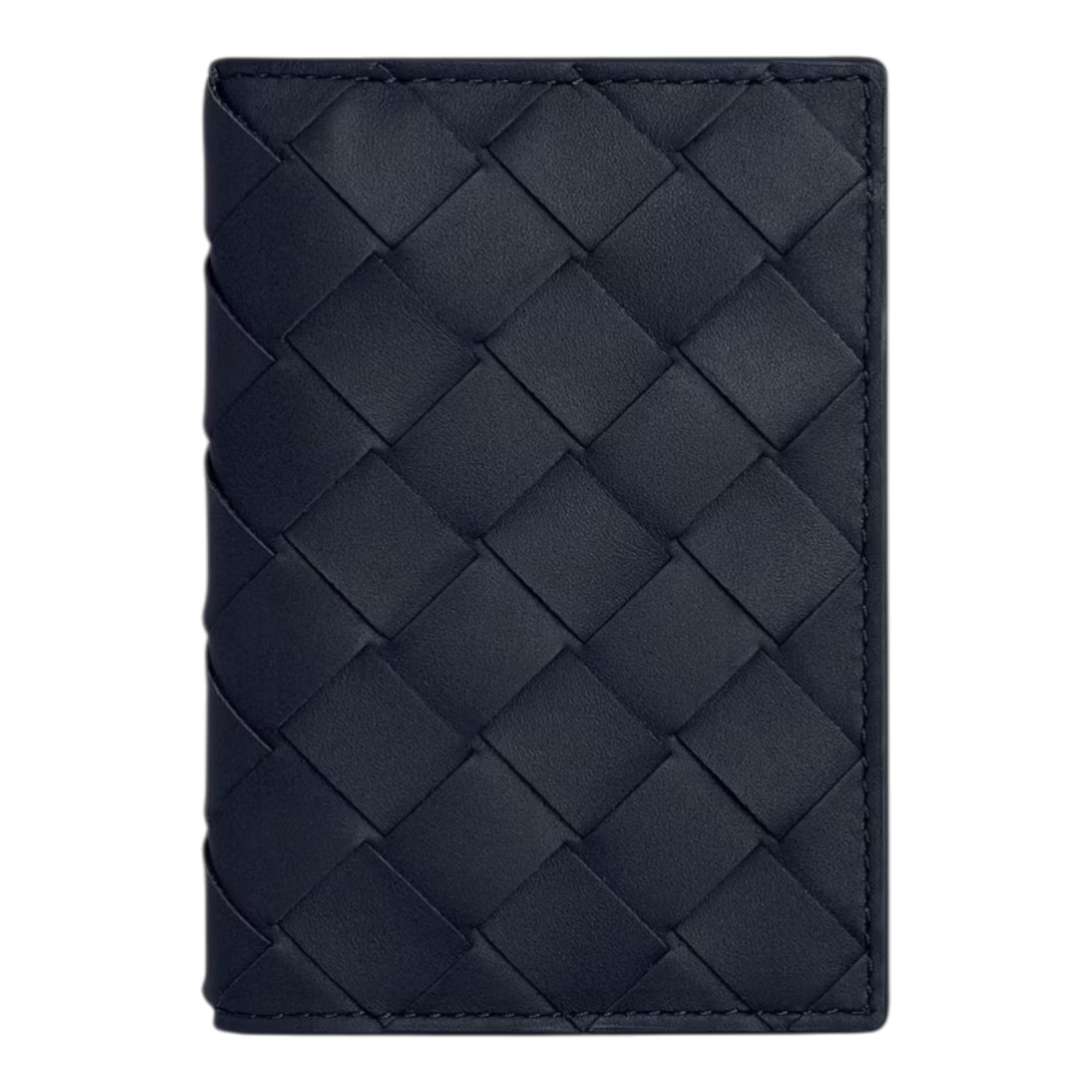 Bottega Veneta Intrecciato Flap Card Case Wallet
