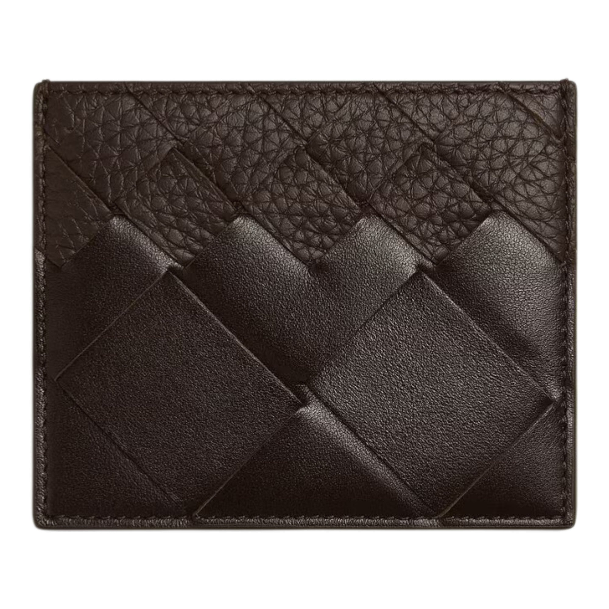 Bottega Veneta Intrecciato Credit Card Case in Fondant