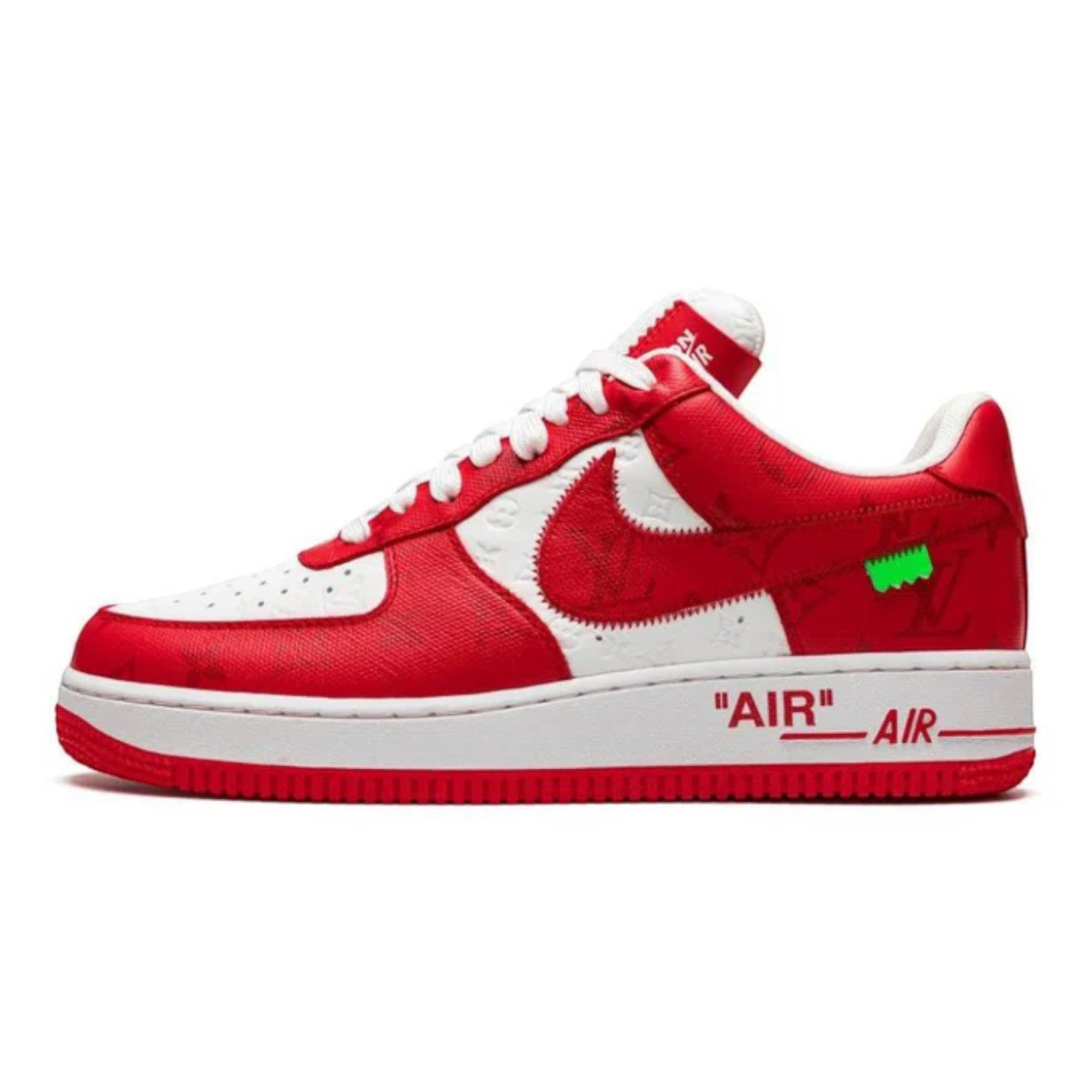 Air Force 1 Low Louis Vuitton Virgil Abloh White Red Collaboration