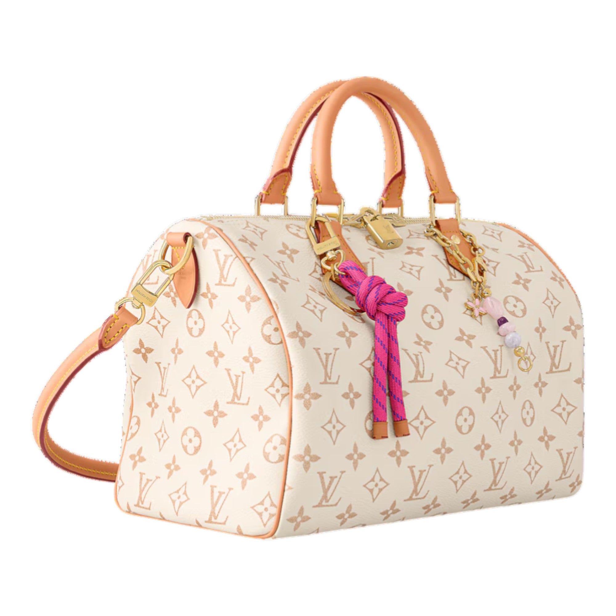 Speedy Soft 30 Lucky Monogram Dune Pink