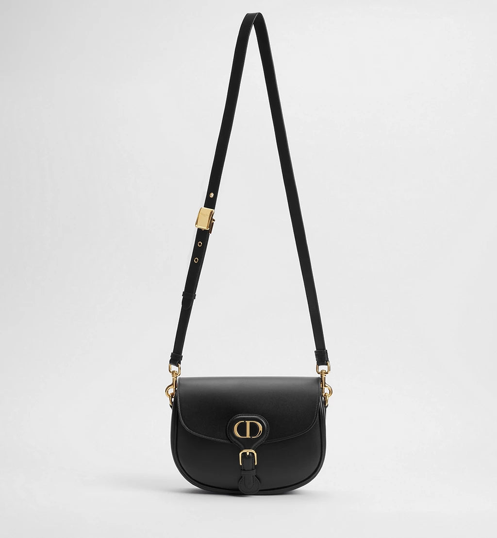 Dior Medium Dior Bobby Bag in Black Box Calfskin
