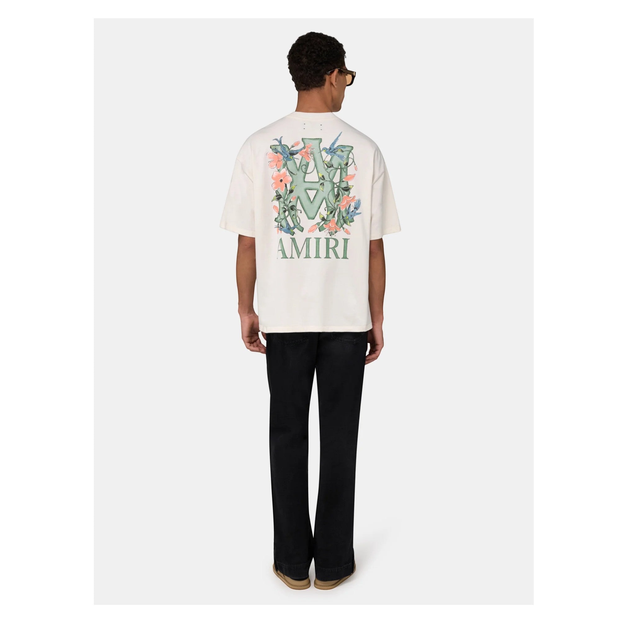 MA Floral Oversized T-Shirt Ivory