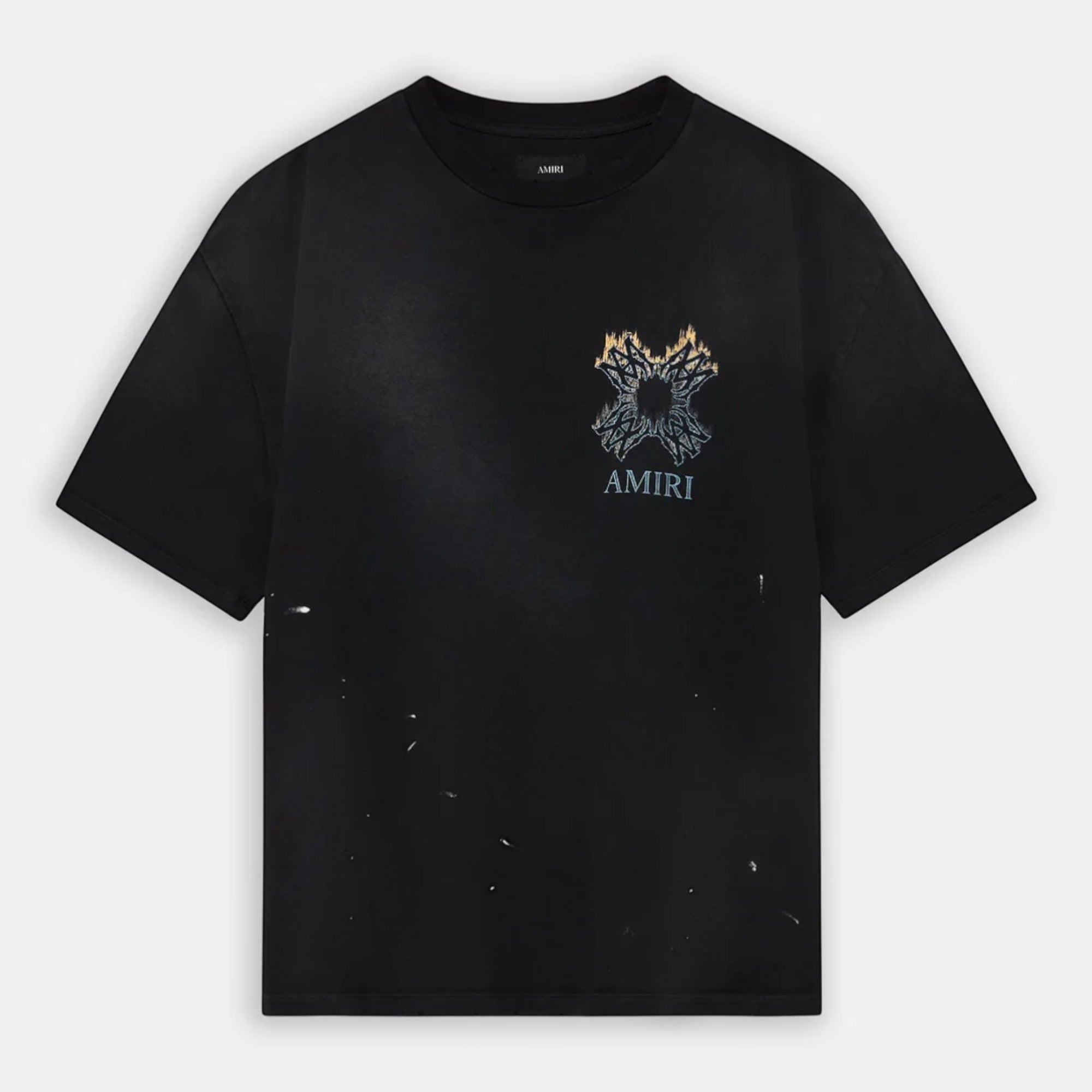 MA Quad Flames Oversized T-Shirt Black