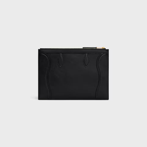 Medium Pouch Glossy Calfskin
