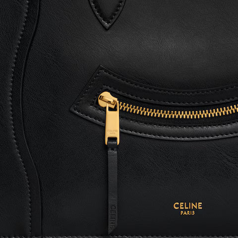 Medium Pouch Glossy Calfskin