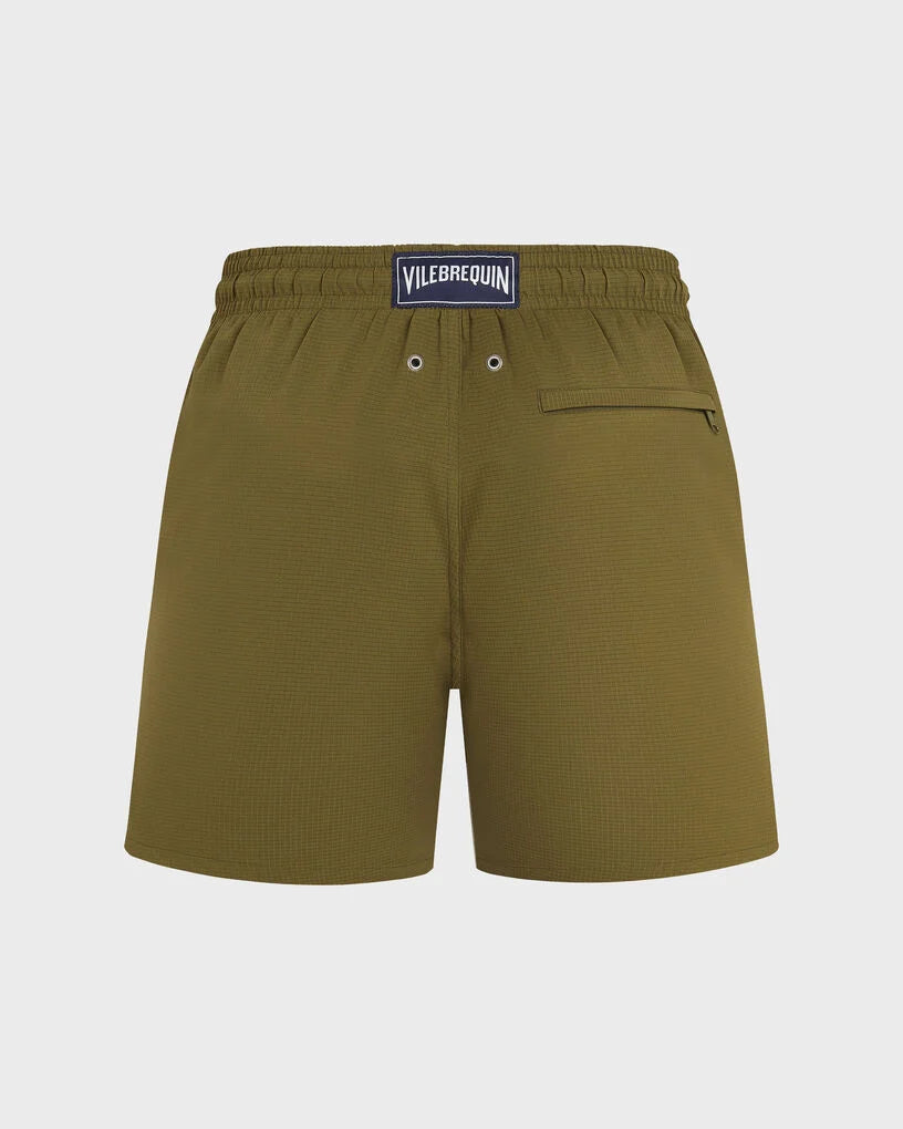 Micro-Perforated Ultra-Light Packable Swim Trunks Khaki