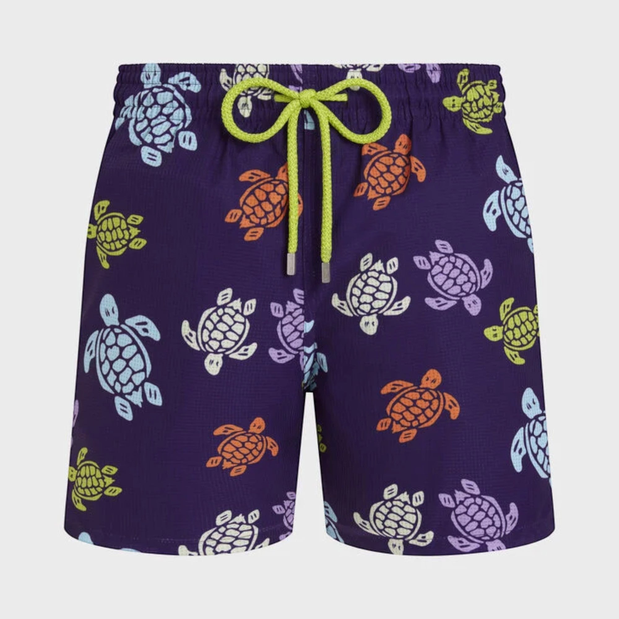 Micro-Perforated Ultra-Light Packable Swim Trunks Tortues Multicolores