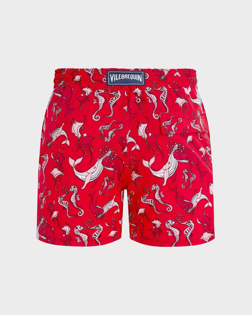 Stretch Swim Trunks Whales Love