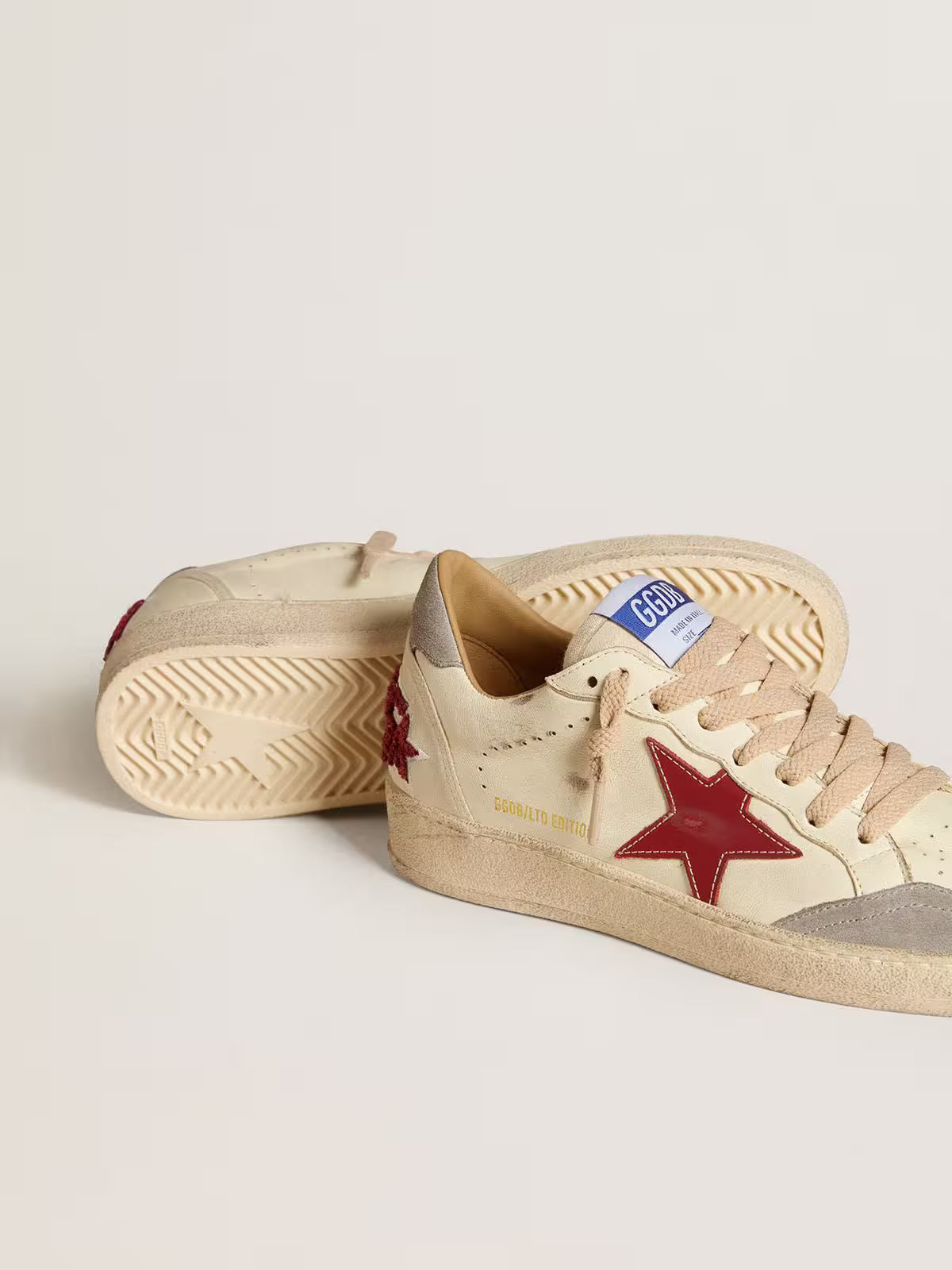 Ball Star LTD Sneakers White / Red / Grey