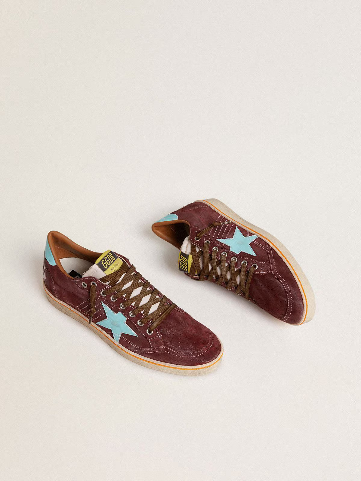 Ball Star Sneakers Dark Red / Light Blue