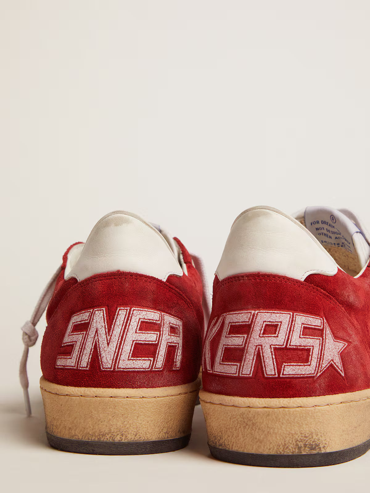 Ball Star Sneakers Dark Red / White