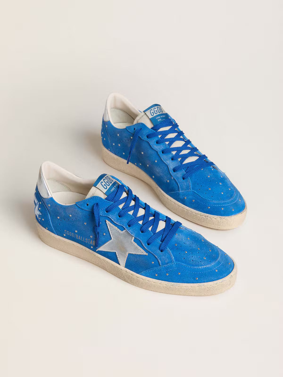 Ball Star Sneakers Light Blue / Silver