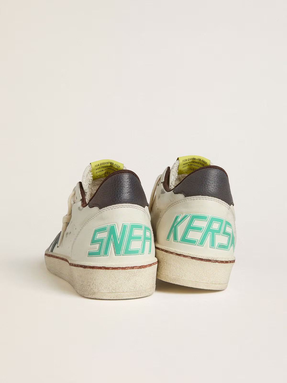 Ball Star Sneakers White / Light Blue / Brown