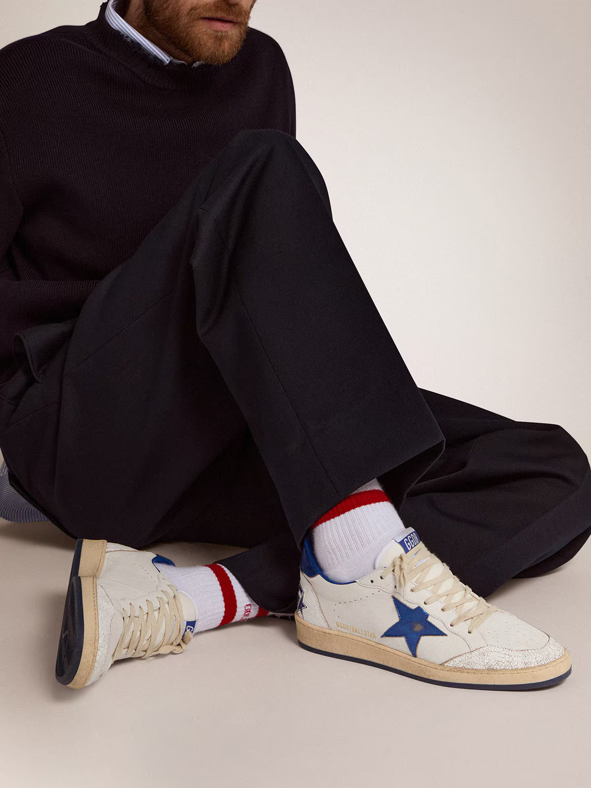 Ball Star Sneakers White / Blue