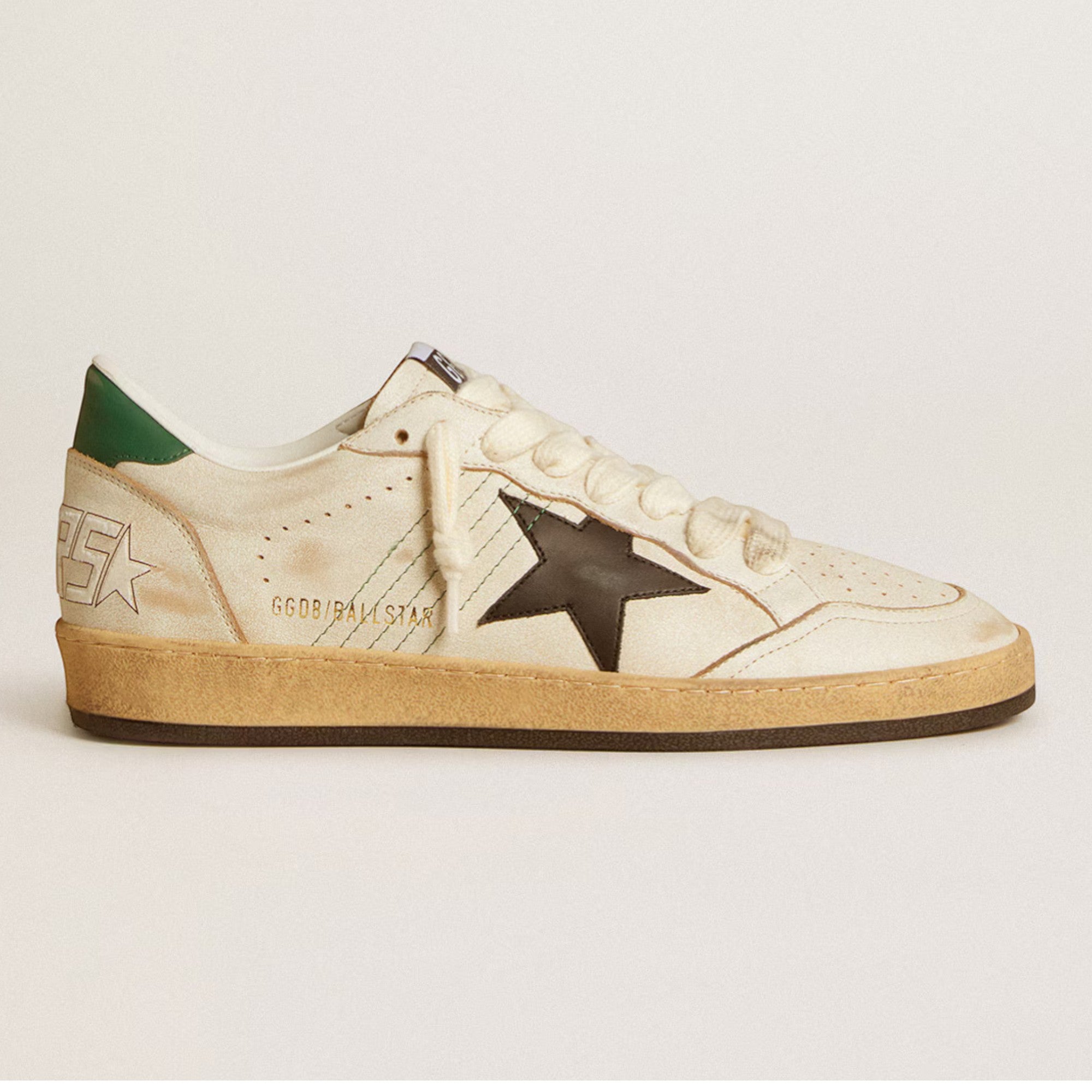 Ball Star Sneakers White / Black / Green