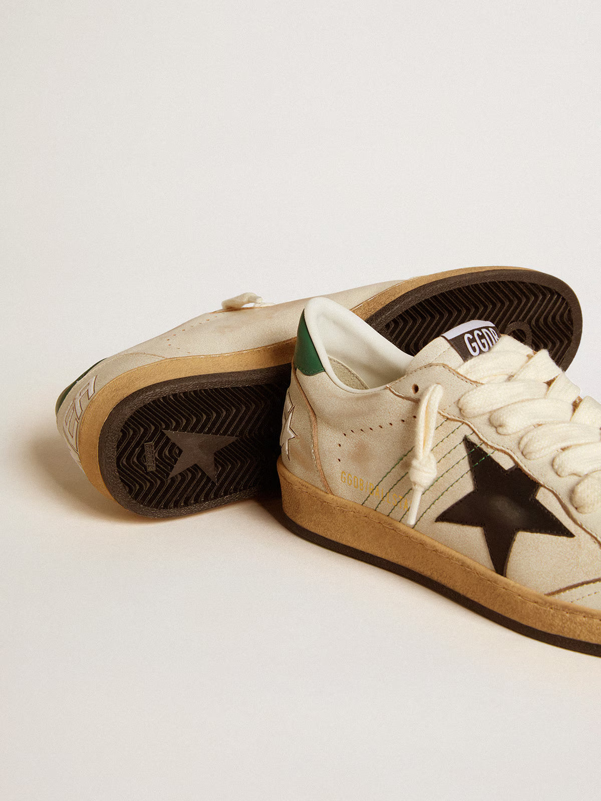 Ball Star Sneakers White / Black / Green