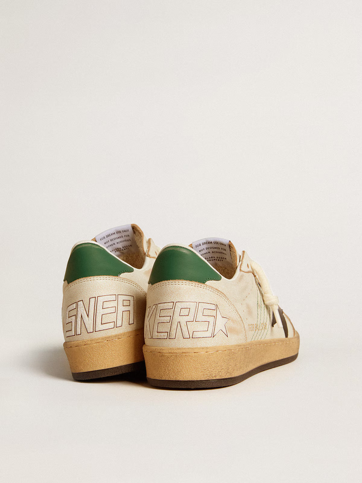 Ball Star Sneakers White / Black / Green