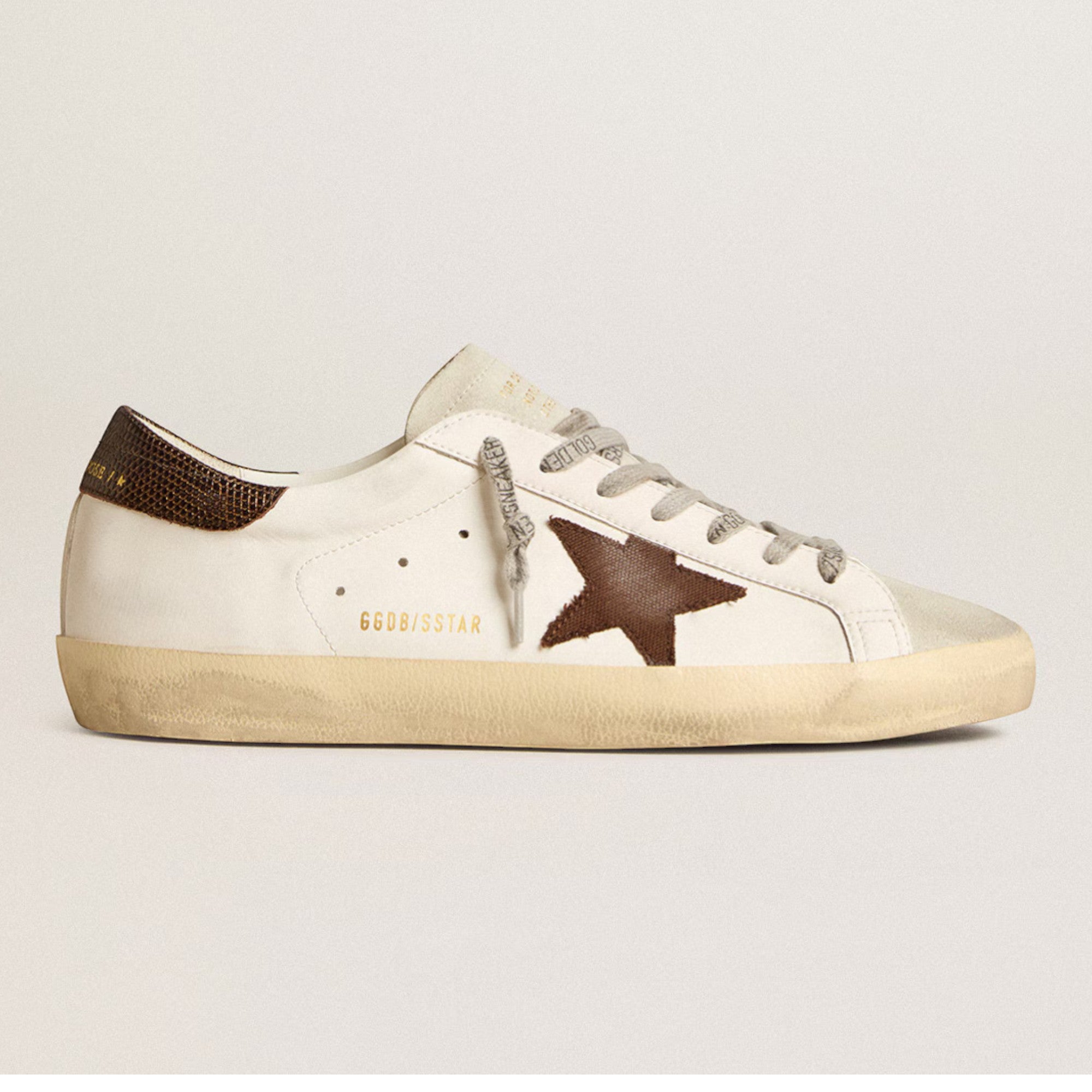 Bio-Based Super-Star Sneakers White / Brown