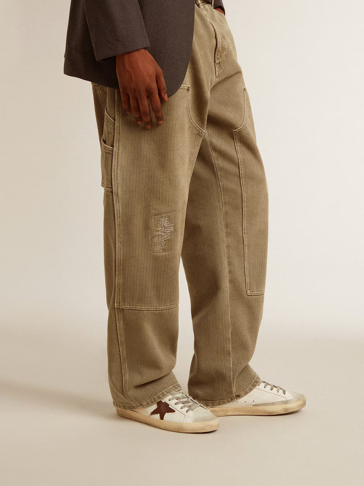 Bio-Based Super-Star Sneakers White / Brown