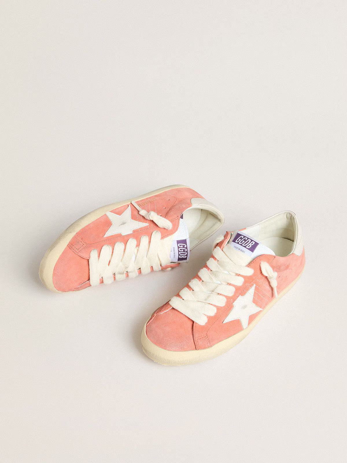 Super-Star Sneakers Coral / White