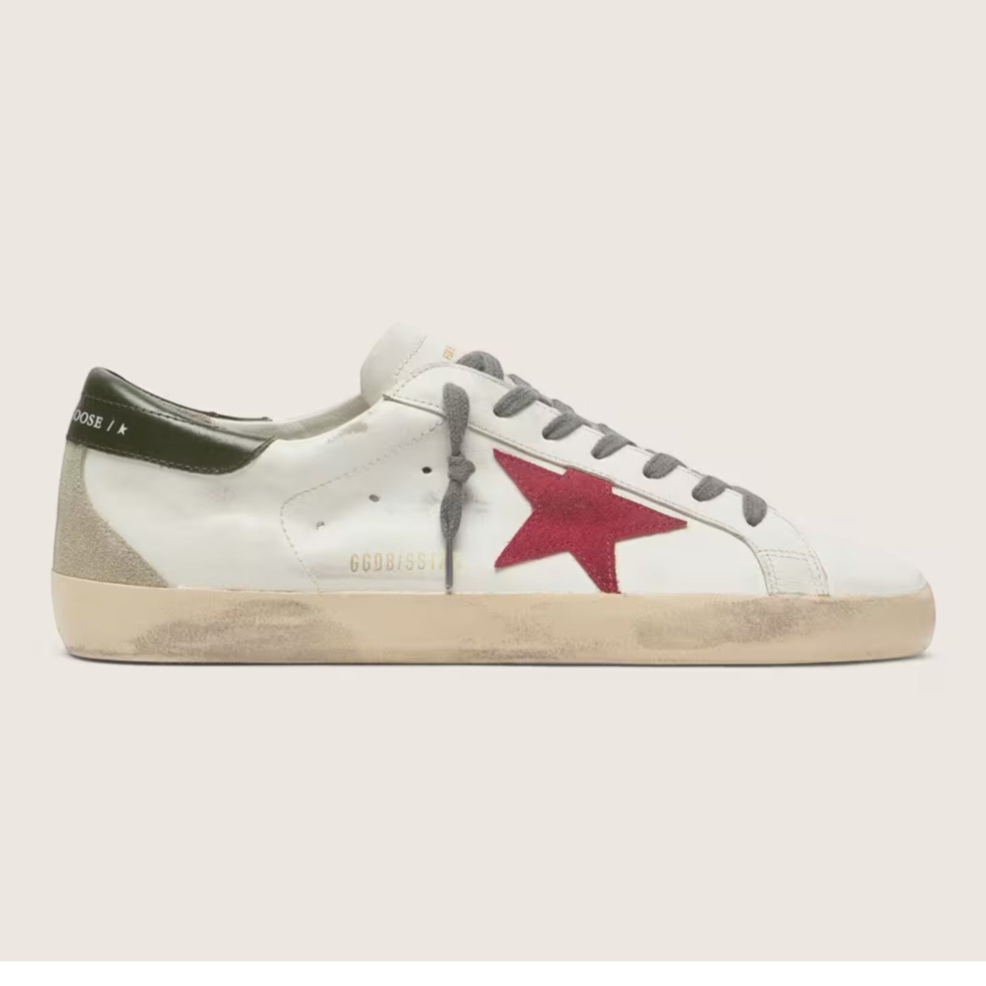 Super-Star Sneakers White / Red / Green