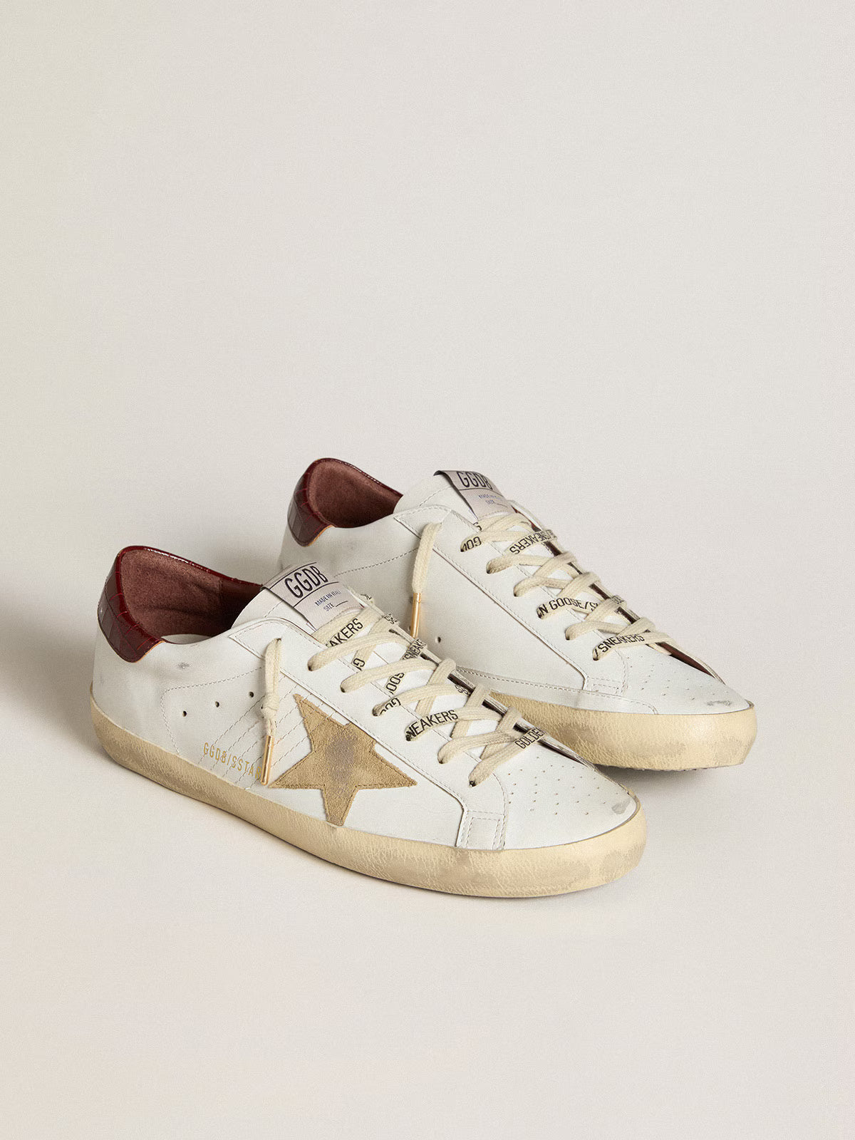 Super-Star Sneakers White / Sand / Red