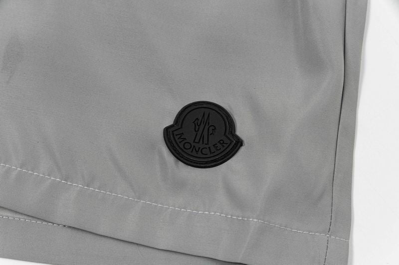 Logo Patch Swim Shorts Light Grey