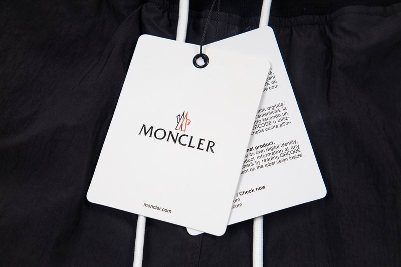 Embroidered Genius Collaboration Swim Shorts Black White