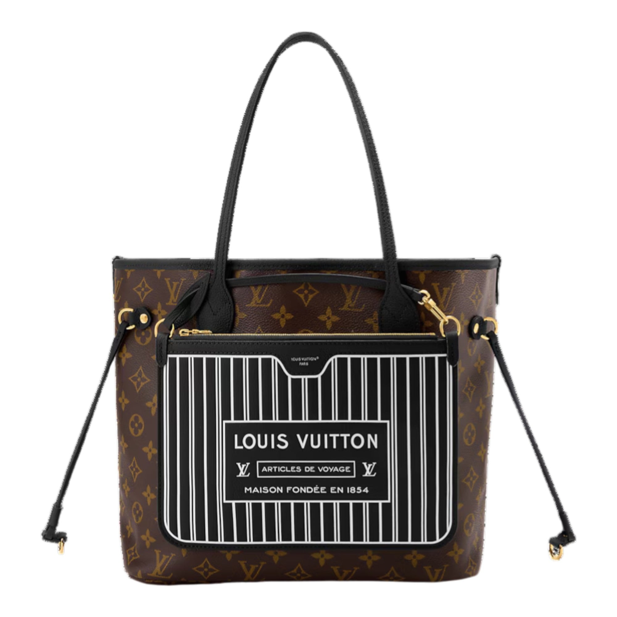 Neverfull Inside Out MM Black