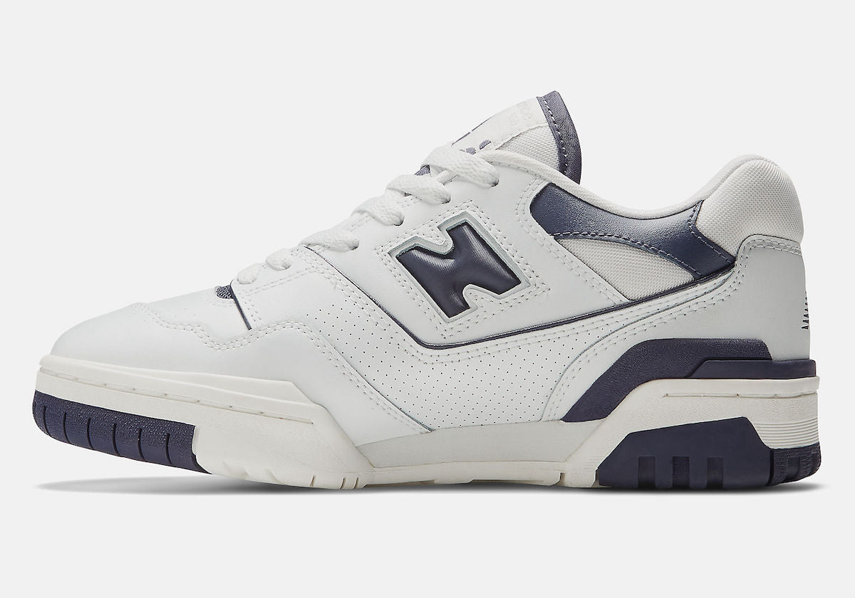 New Balance 550 White / Dark Mercury