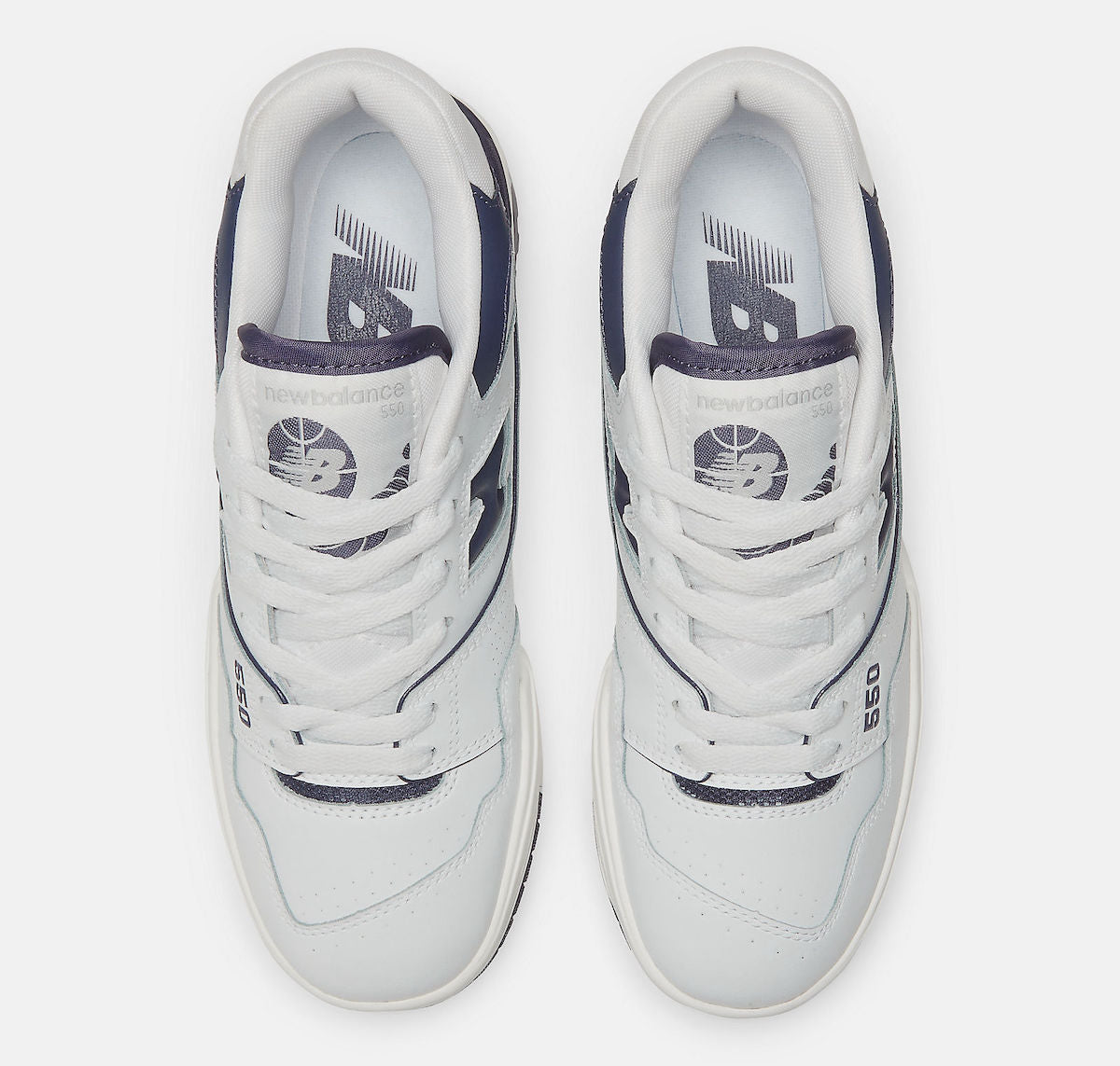 New Balance 550 White / Dark Mercury