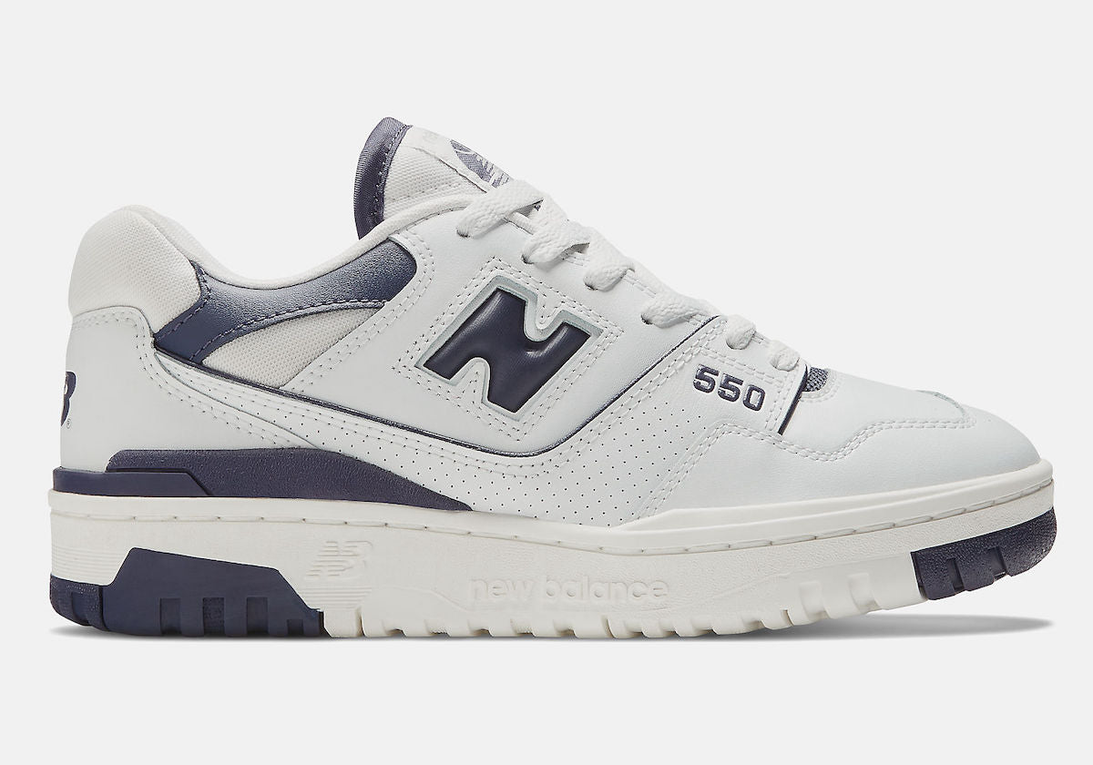 New Balance 550 White / Dark Mercury