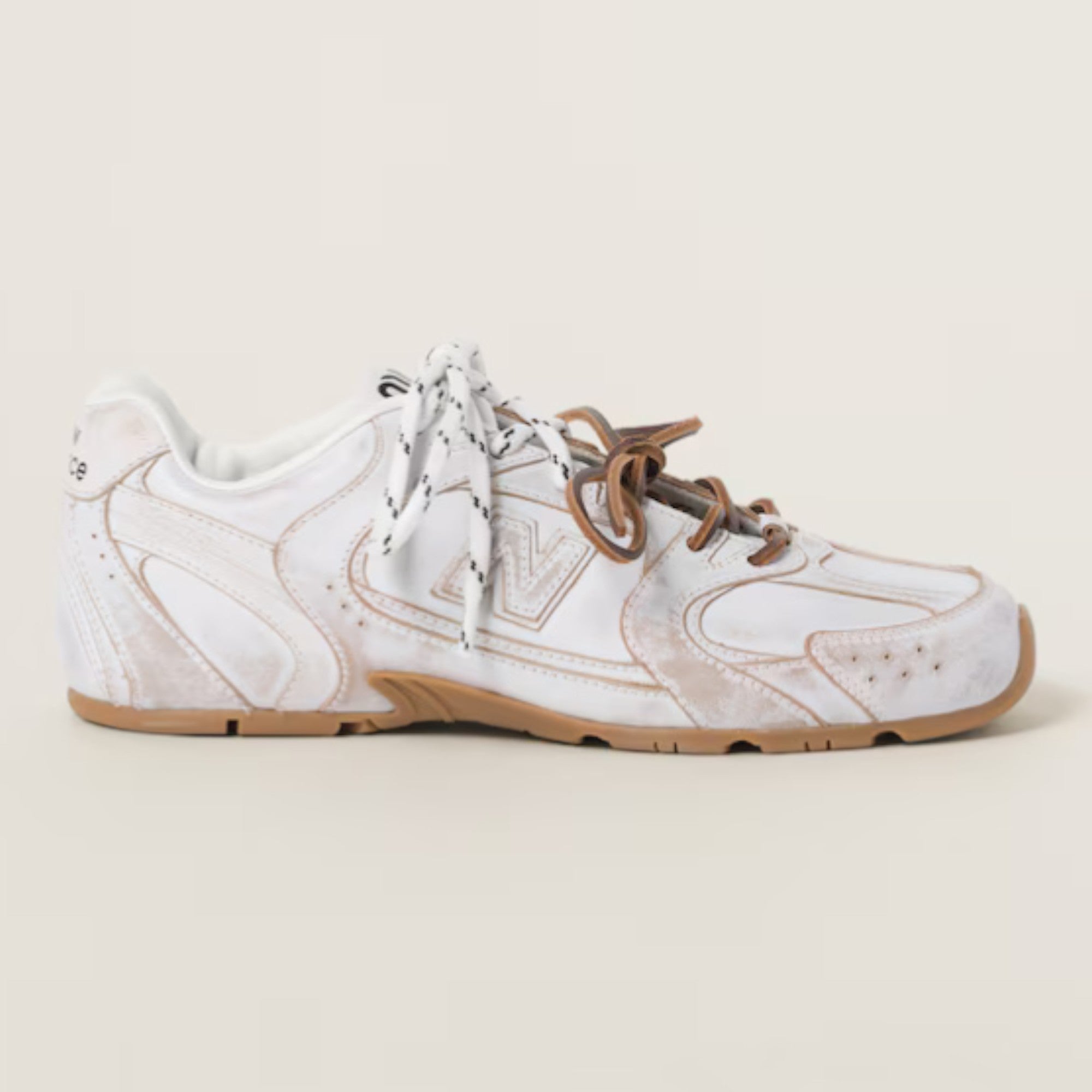530 SL Leather Sneakers White