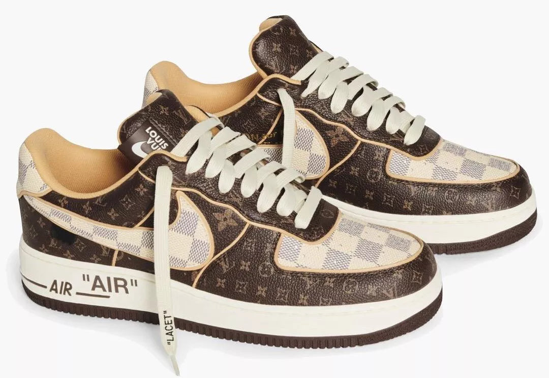 Air Force 1 Low Louis Vuitton Monogram Brown Damier Azur
