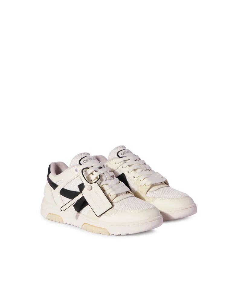 Off-White Slim Out Of Office Sneakers in White/Black
